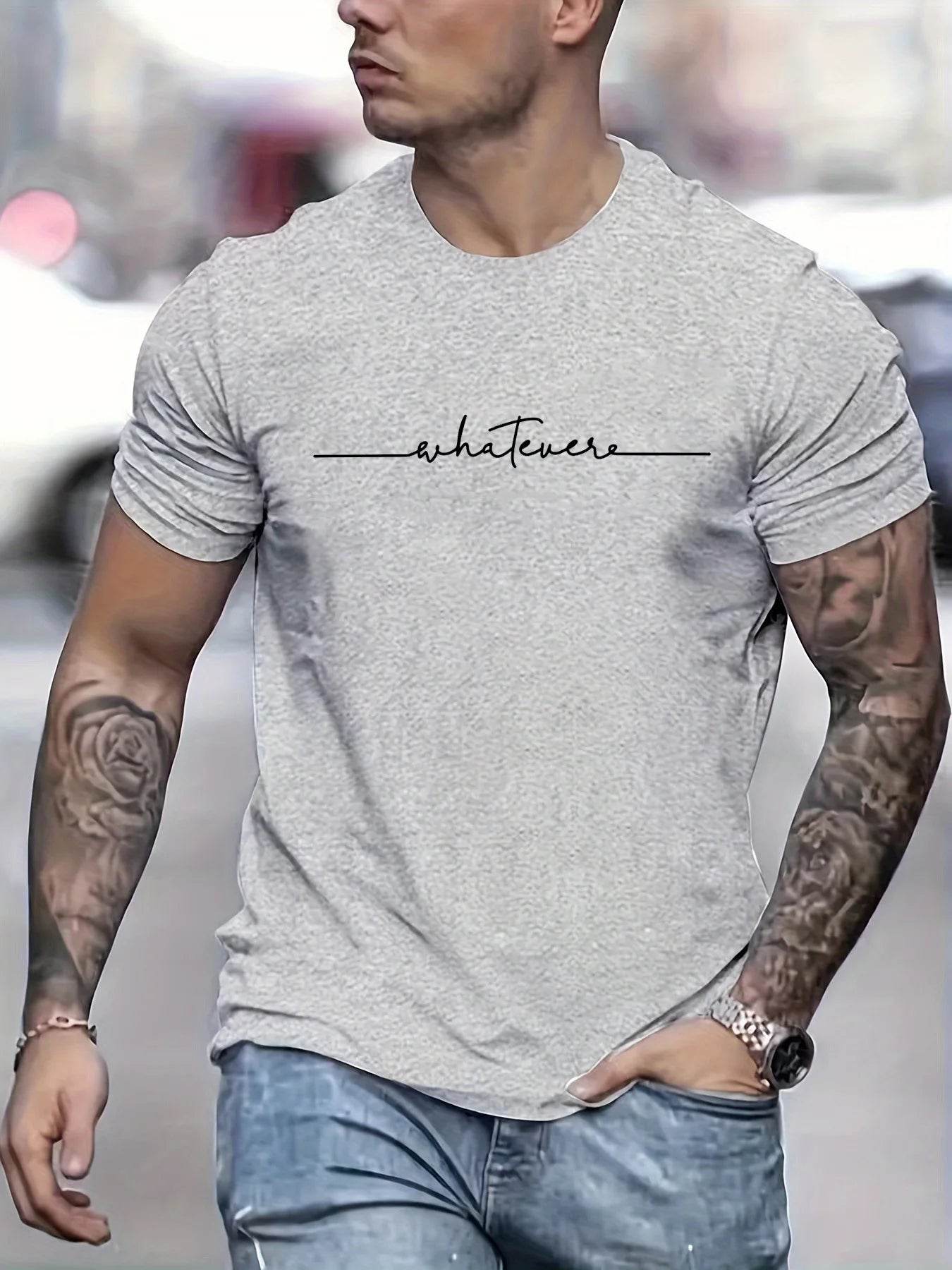 GUILAN Men's Casual Polyester T-Shirt - Lightweight Summer Round Neck - Buy Center US
