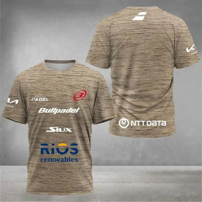 2025 Men's 3D Printed Tennis T-Shirt - Breathable, Quick Dry Design - Buy Center US