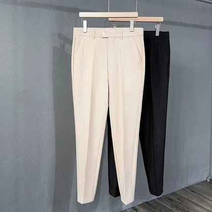 Men's Slim Fit Suit Pants - 5 Colors, Classic Business Trousers - Buy Center US