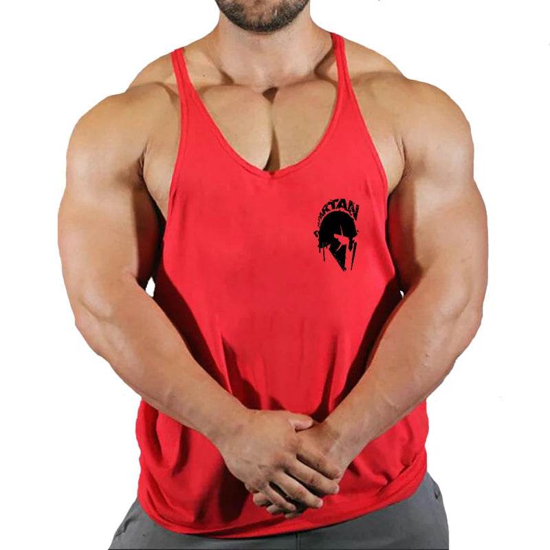 Men's Cotton Gym Running Tank Top - Casual Sleeveless Fitness Shirt - Buy Center US