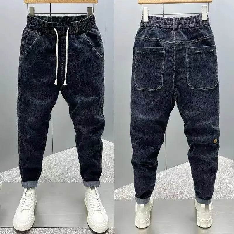 Luxury Harem Casual Jeans for Men - Spring Autumn Streetwear - Buy Center US