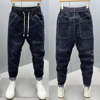 Luxury Harem Casual Jeans for Men - Spring Autumn Streetwear - Buy Center US