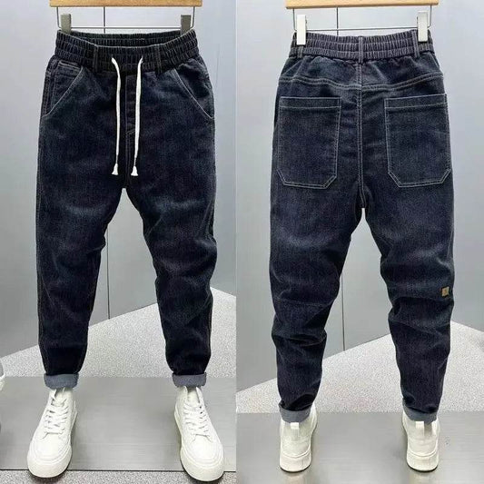 Luxury Harem Casual Jeans for Men - Spring Autumn Streetwear - Buy Center US