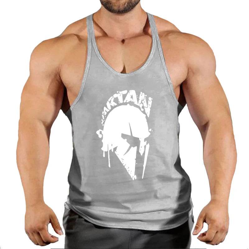 Men's Cotton Gym Running Tank Top - Casual Sleeveless Fitness Shirt - Buy Center US