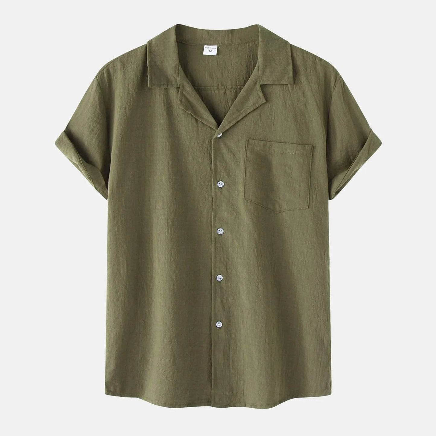 WHooHoo Men's Casual Shirt - Plus Size Breathable Cotton Linen Top - Buy Center US
