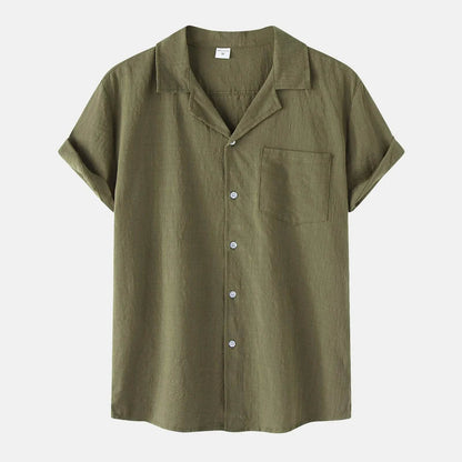 WHooHoo Men's Casual Shirt - Plus Size Breathable Cotton Linen Top - Buy Center US