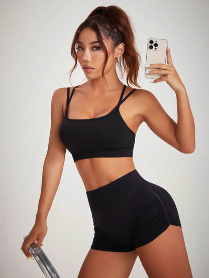 Women’s Seamless Scrunch Butt Gym Shorts - Perfect for Yoga - Buy Center US
