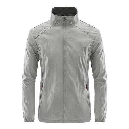 MuLS Men's Summer Windbreaker Jacket - Ultralight Casual Fishing Coat - Buy Center US