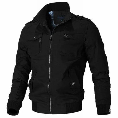 Men's Casual Fashion Military Bomber Jacket - Perfect for All Seasons - Buy Center US