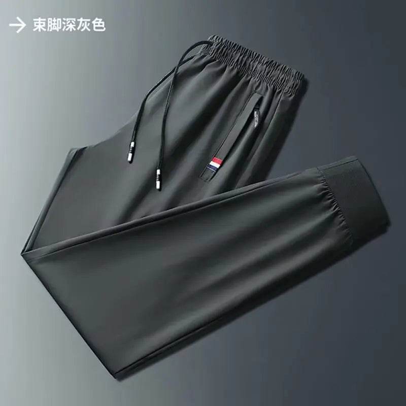 Men's Quick Dry Summer Pants - Loose Fit Breathable Korean Style - Buy Center US