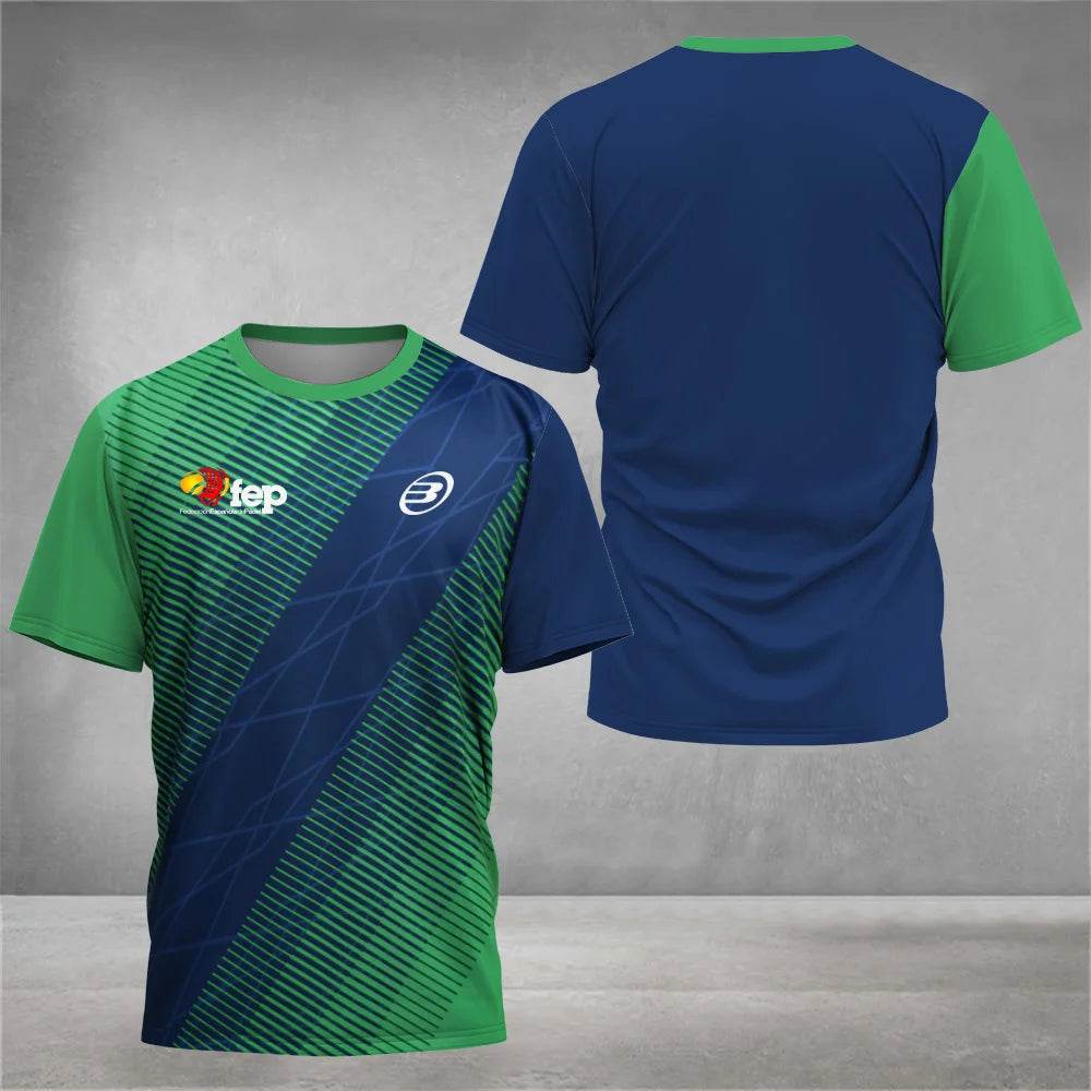 Cool Padel Men's Breathable Quick Dry Summer Tee - Casual & Lightweight - Buy Center US