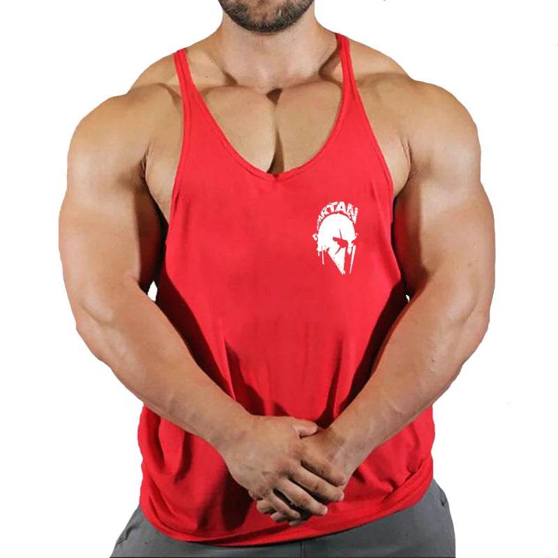 Men's Cotton Gym Running Tank Top - Casual Sleeveless Fitness Shirt - Buy Center US