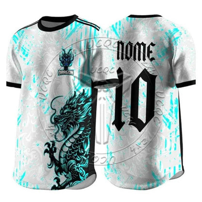 2025 Dragon Print Sweatshirt - Breathable Short-Sleeved T-Shirt for Men & Women - Buy Center US