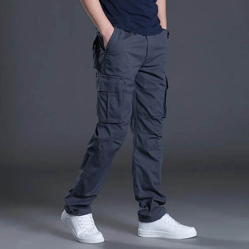 2025 Men's Cargo Pants - Multi Flap Pockets, Loose Fit for Outdoor - Buy Center US