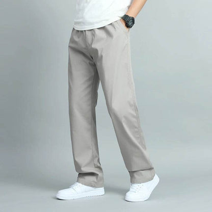 ENWEIGE Big Size Casual Cotton Trousers - Loose Fit Straight Pants - Buy Center US