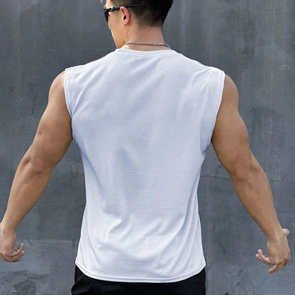 Muscleguys Men's Summer Gym Tank Top - Quick Dry, Loose Fit for Fitness - Buy Center US