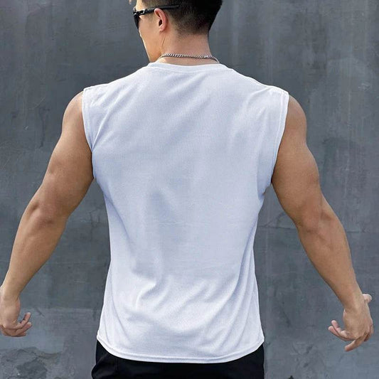 Muscleguys Men's Summer Gym Tank Top - Quick Dry, Loose Fit for Fitness - Buy Center US