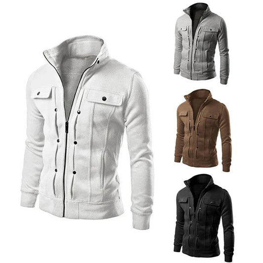 2025 Men’s Casual Zipper Jacket - Thin Spring Cardigan for Outdoor Travel - Buy Center US