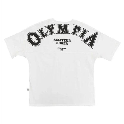 OLYMPIA Men's 3D Printed Gym T-Shirt - Quick Dry, Lightweight Sports Top - Buy Center US