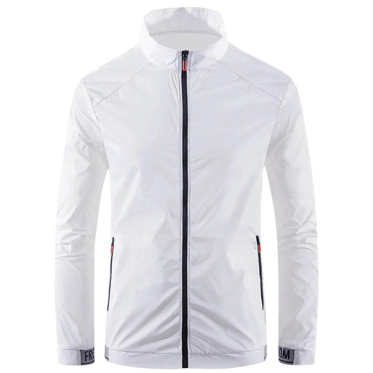 Men's Ice Silk Breathable Jacket - Thin Waterproof Windbreaker for Outdoor Sports - Buy Center US