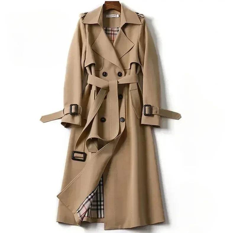 BiggOrange Women's Casual Solid Color Long Sleeve Spring Coat - Buy Center US