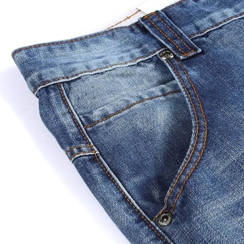 DOIYTT Men’s Baggy Jeans - Large Size, Multi-Pocket Denim Trousers - Buy Center US