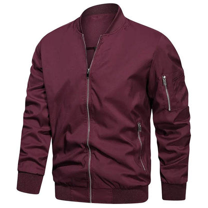 ReFire Gear Men's Lightweight Bomber Jacket - Casual Spring & Autumn Style - Buy Center US