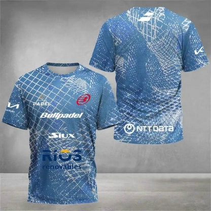 2025 Men's 3D Printed Tennis T-Shirt - Breathable, Quick Dry Design - Buy Center US