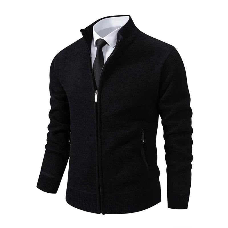 ENWEIGE Men's Knitted Cardigan Jacket - Vintage Fleece Winter Coat - Buy Center US