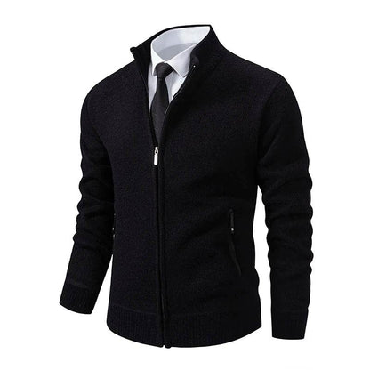 ENWEIGE Men's Knitted Cardigan Jacket - Vintage Fleece Winter Coat - Buy Center US