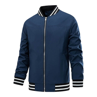 ZOMAXIUJEE Men's Waterproof Windproof Zipper Baseball Jacket - Casual Style - Buy Center US