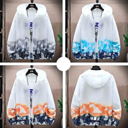 ZHUIHUASHA Thin Hooded Sunscreen Jacket for Men & Women - Casual Outdoor Wear - Buy Center US