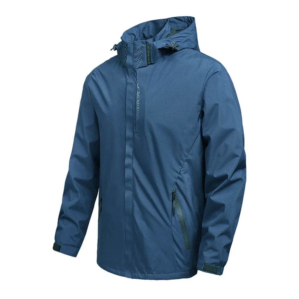 FURCW Men's Waterproof Rain Jacket - Lightweight Hooded Outdoor Coat - Buy Center US