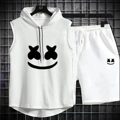 Summer Men's Two Piece Set - Casual T-Shirt & Shorts Tracksuit - Buy Center US
