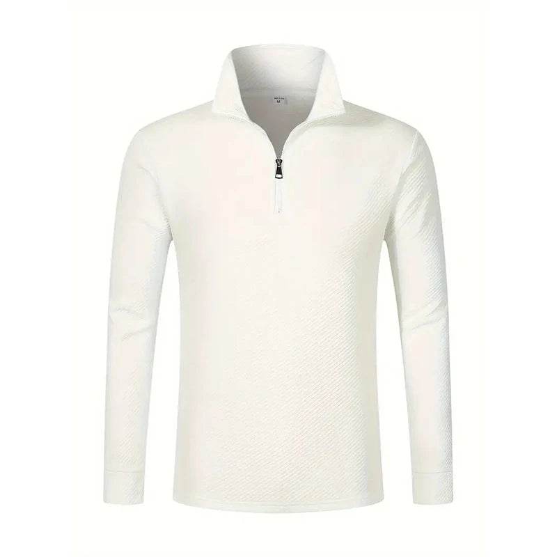 FYZS Men's Long Sleeve Polo Shirt - Comfortable, Breathable Casual Top - Buy Center US