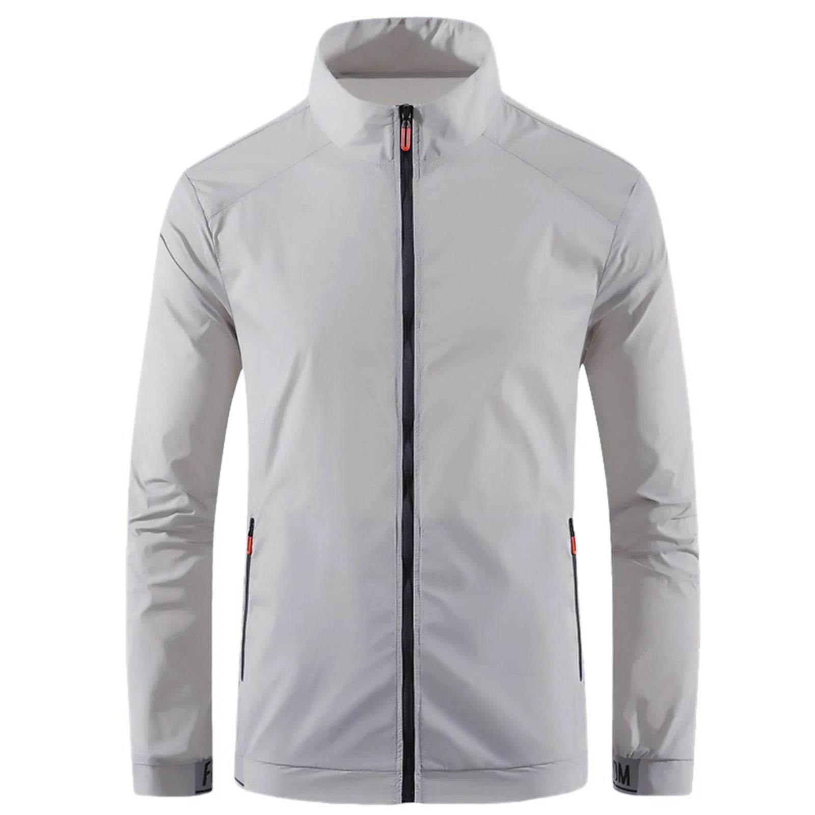 Men's Ice Silk Breathable Jacket - Thin Waterproof Windbreaker for Outdoor Sports - Buy Center US