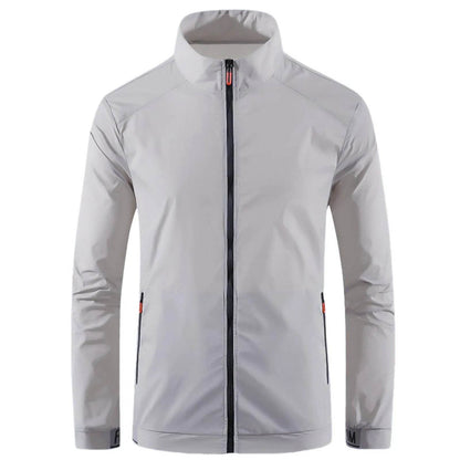 Men's Ice Silk Breathable Jacket - Thin Waterproof Windbreaker for Outdoor Sports - Buy Center US