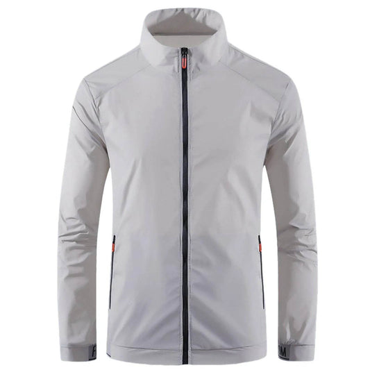 Men's Ice Silk Breathable Jacket - Thin Waterproof Windbreaker for Outdoor Sports - Buy Center US