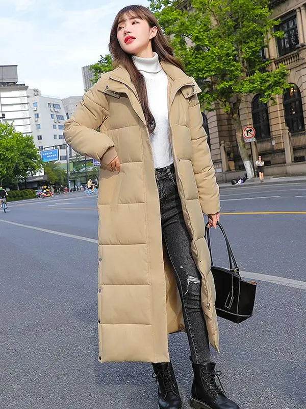 AOSSVIAO Women’s Thick Down Parka with Hood - Winter Fashion Coat - Buy Center US