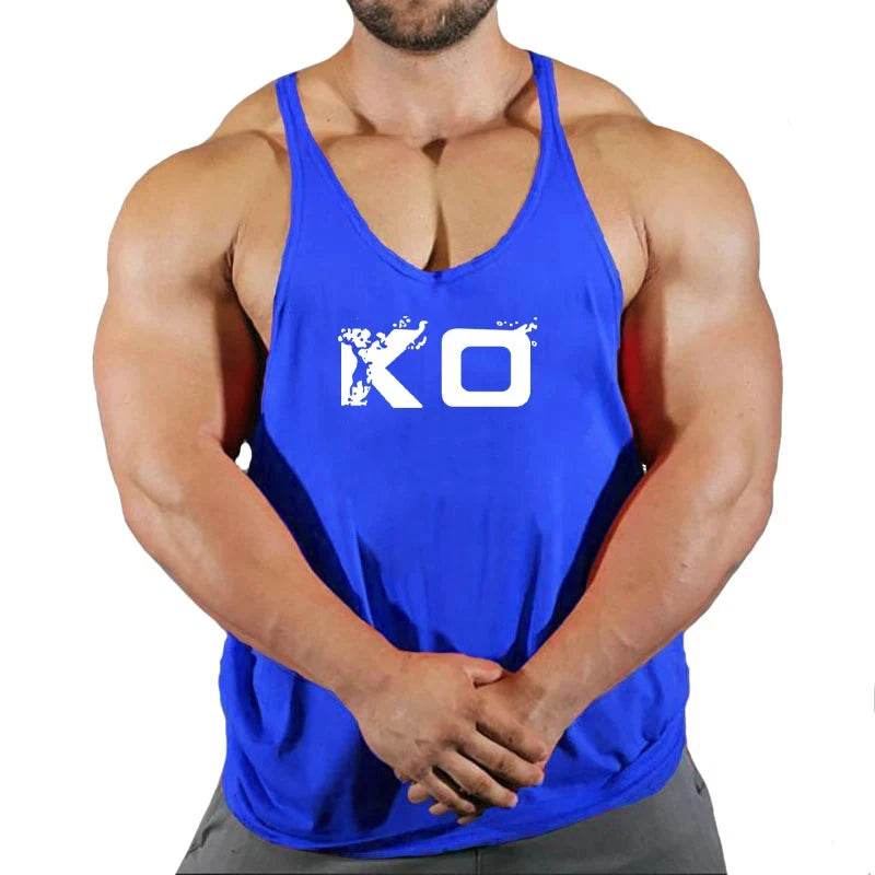 Men's Fitness Stringer Singlet Gym Shirt - V-Neck Sportswear Tank Top - Buy Center US