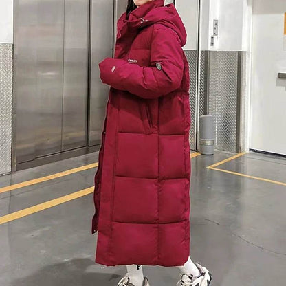 ITOOLIN Women's Oversized Zipper Down Coat - Autumn/Winter Warmth - Buy Center US
