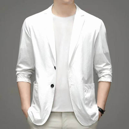 DAFIFY Plus Size Men's Business Blazer - Light Summer Casual Suit - Buy Center US