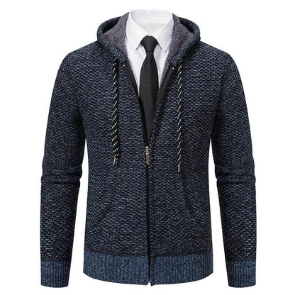 ENWEIGE Men's Knitted Cardigan Jacket - Vintage Fleece Winter Coat - Buy Center US