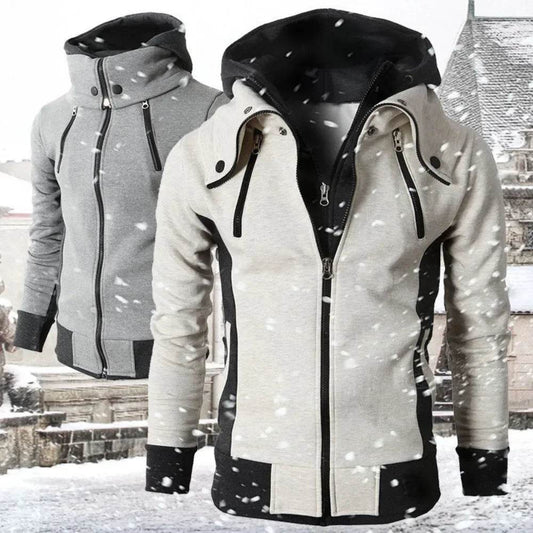 King Billion Men's Zip Up Hoodie - Heavyweight Fleece Jacket for Winter - Buy Center US