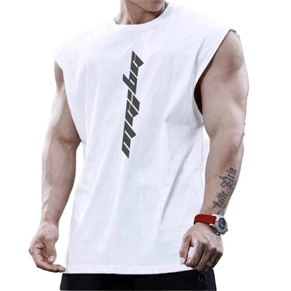 Men's Bodybuilding Tank Tops - Summer Fitness Sleeveless Workout Shirts - Buy Center US