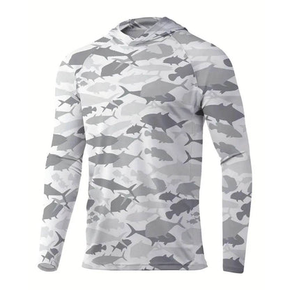 2025 Men's UPF 50+ Sun Protection Hoodie - Quick Dry & Breathable Shirt - Buy Center US