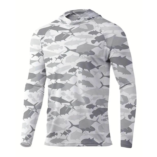 2025 Men's UPF 50+ Sun Protection Hoodie - Quick Dry & Breathable Shirt - Buy Center US