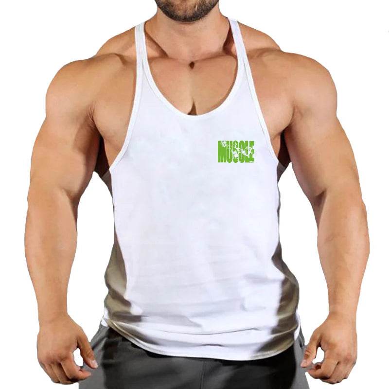 Muscle Guys Cotton Gym Tank Tops - Men's Sleeveless Bodybuilding Undershirt - Buy Center US