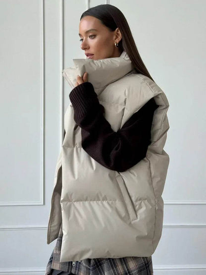 Wolfeel Women's Thicken Cotton Vest Jacket - Casual Winter Parka - Buy Center US