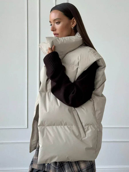 Wolfeel Women's Thicken Cotton Vest Jacket - Casual Winter Parka - Buy Center US